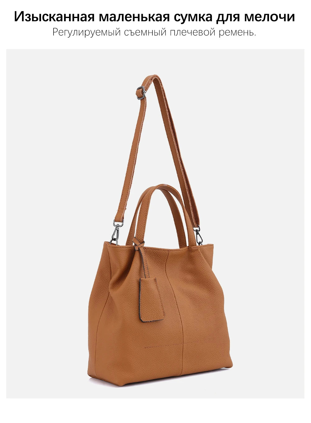 Zency Soft Genuine Leather Handbag Women's Shoulder Bag Winter Fashion Casual Design Shopper Crossbody Large Bucket Tote Bag