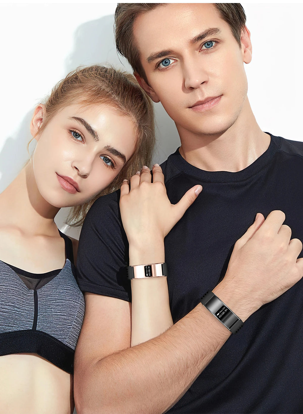 LIGE New 2.8mm Electronic Screen Smart Wristbands Heart Rate Blood Oxygen Monitor Smart Watch Waterproof Sports Fashion Bracelet