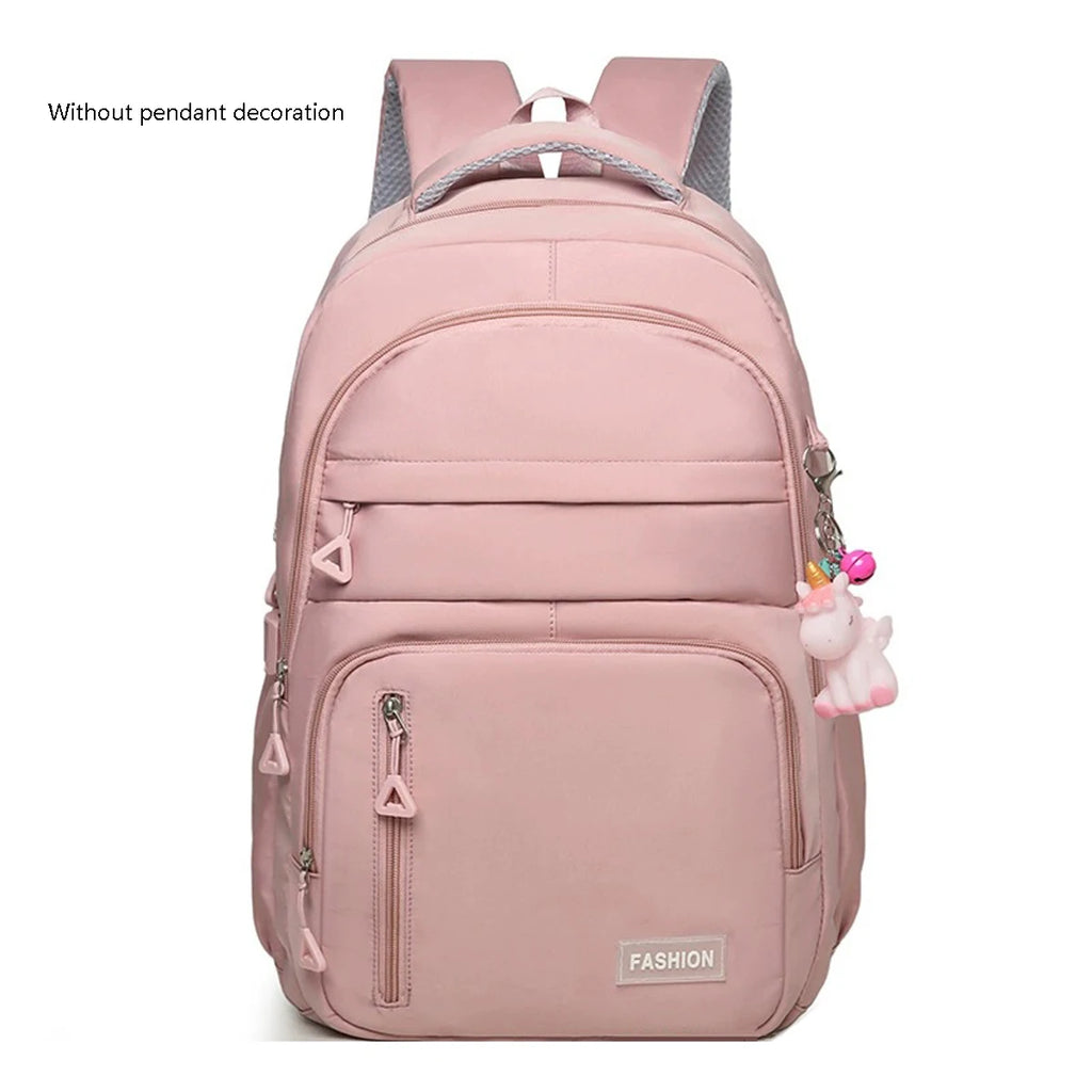 New Large-capacity College Students Lightweight Spine Bag, Outdoor Sports Travel Lovers Backpack, with Computer Pocket Inside