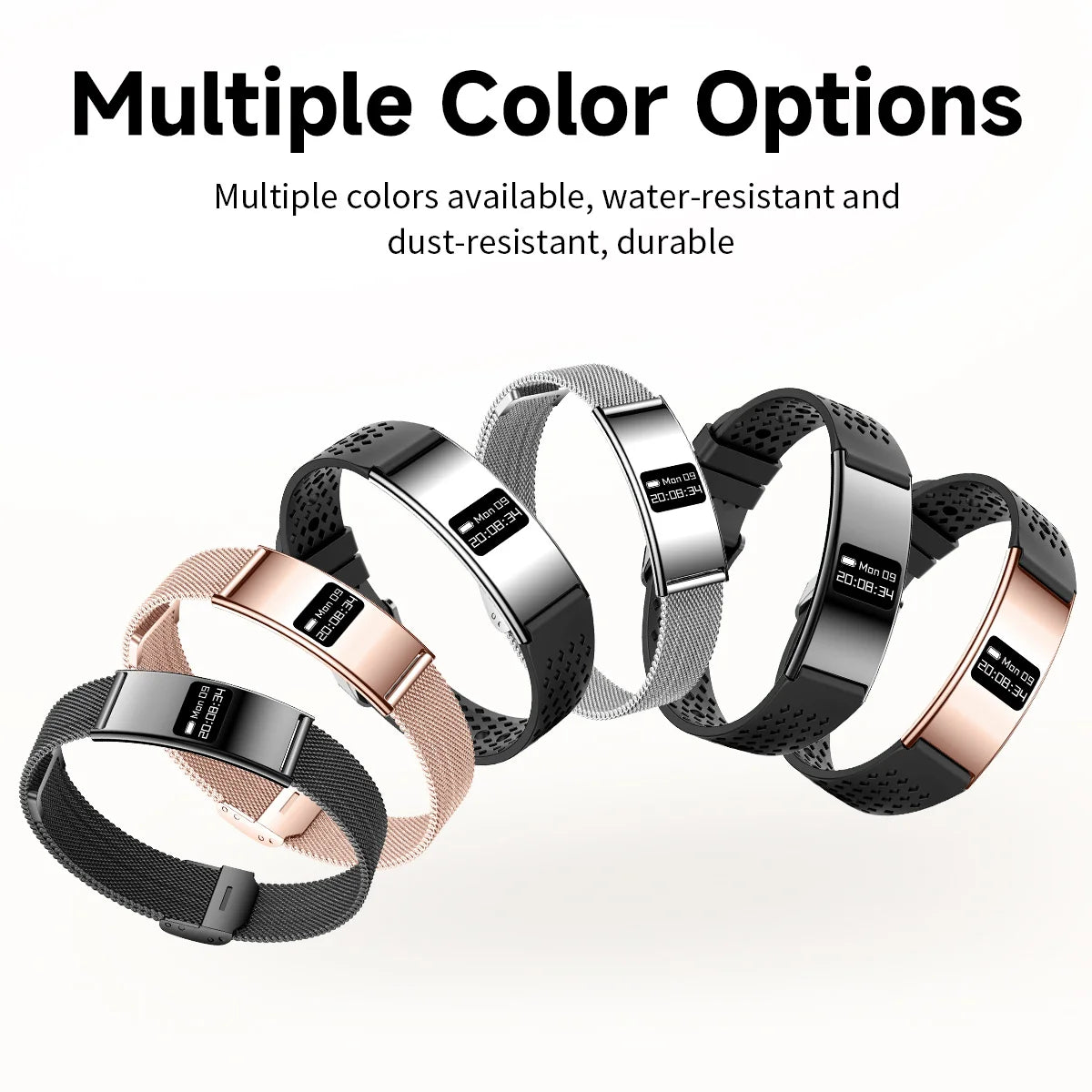 New Men Sports Smart Bracelet Heart Rate Fitness Tracker IPX8 Waterproof Smart Band Pedometer Call Reminder Smartwatches Women