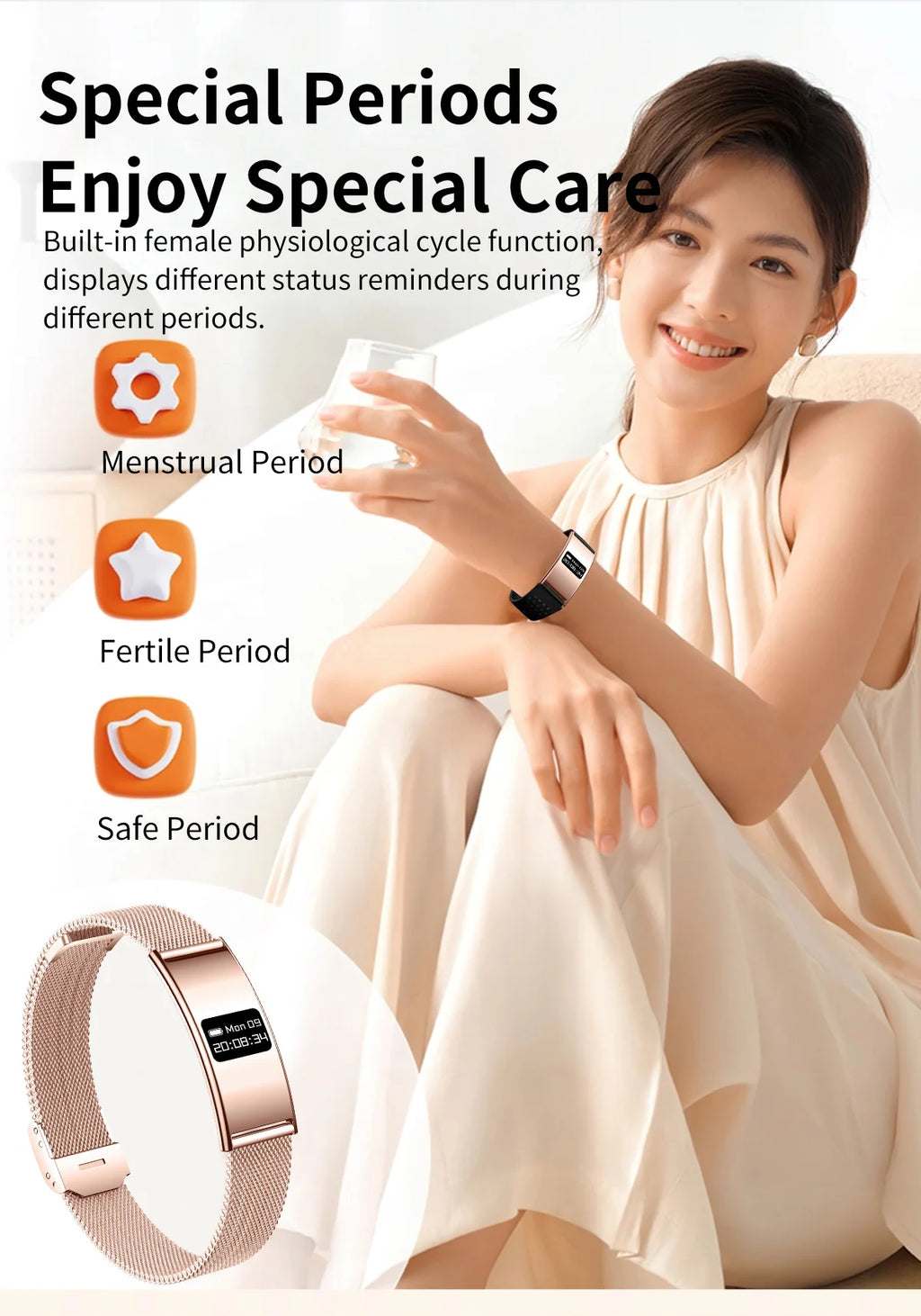 New Men Sports Smart Bracelet Heart Rate Fitness Tracker IPX8 Waterproof Smart Band Pedometer Call Reminder Smartwatches Women