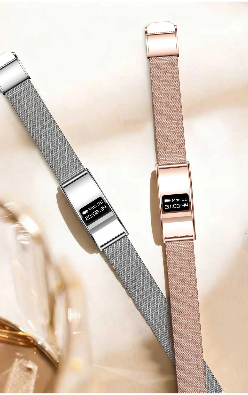LIGE New 2.8mm Electronic Screen Smart Wristbands Heart Rate Blood Oxygen Monitor Smart Watch Waterproof Sports Fashion Bracelet