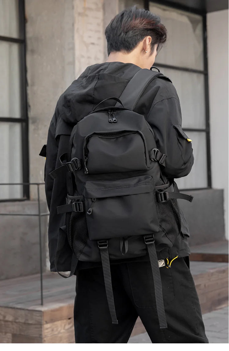 Men Backpack Man Schoolbag Travel Urban Backpacks Waterproof Techwear Oxford Cloth Male Laptop Rucksack Hiking Sport Bagpack